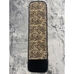 Belly Bandit Couture Postpartum Belly Wrap Womens Small Gold Black Latex-Free